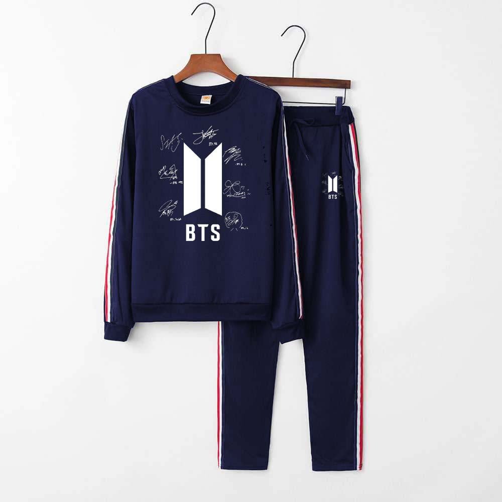 Multi-Stripe Style Winter 2-Pcs Tracksuit For Her. Secondary image