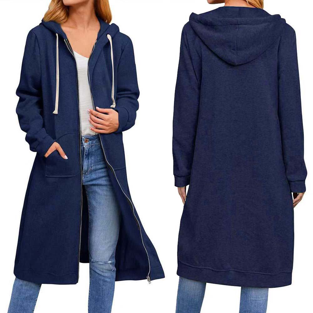 Premium Quality Long Zipper Hoodie For Winter's. Secondary image