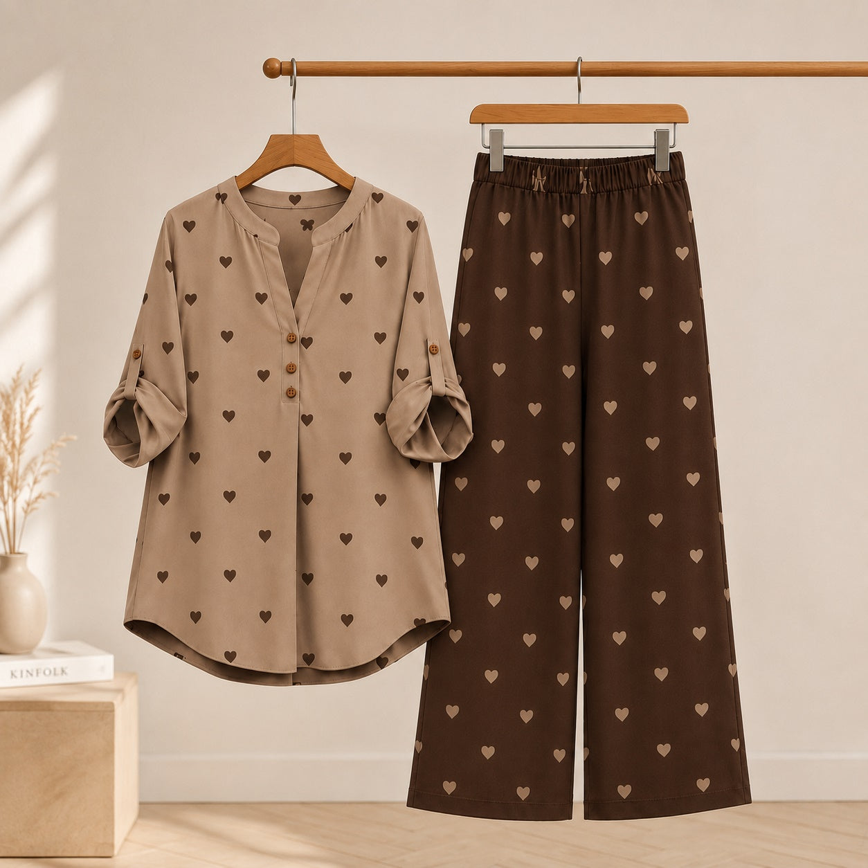 Binara Printed Western Shirt Style Stitched Co-Ord Set! PCS# 27 Dress Code