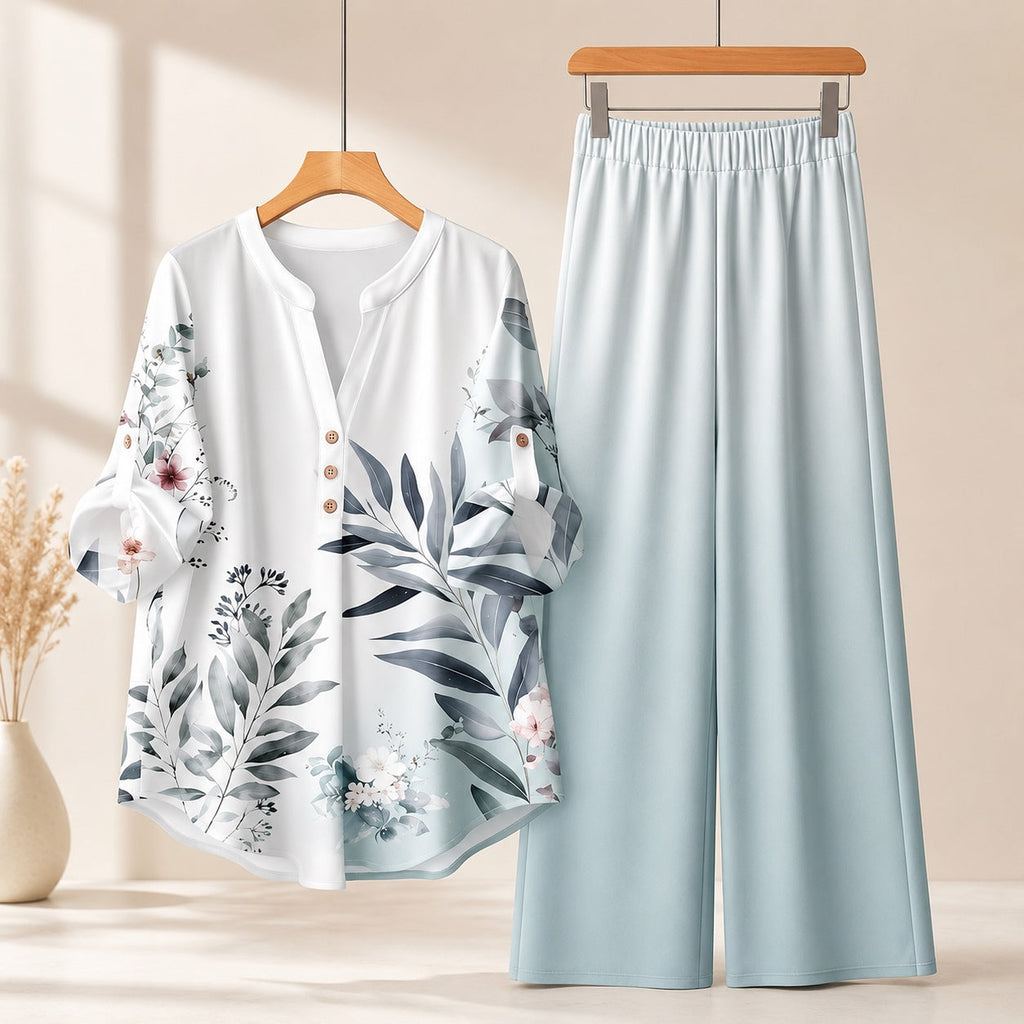 Binara Printed Western Shirt Style Stitched Co-Ord Set! PCS# 16 Dress Code