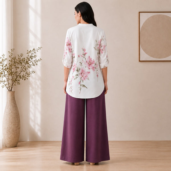 Binara Printed Western Shirt Style Stitched Co-Ord Set! PCS# 01 Dress Code