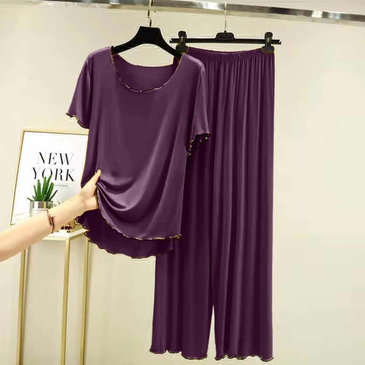 Piko-Style 2-Pcs Lounge And Night Wear Suit. WLW-06 Secondary image