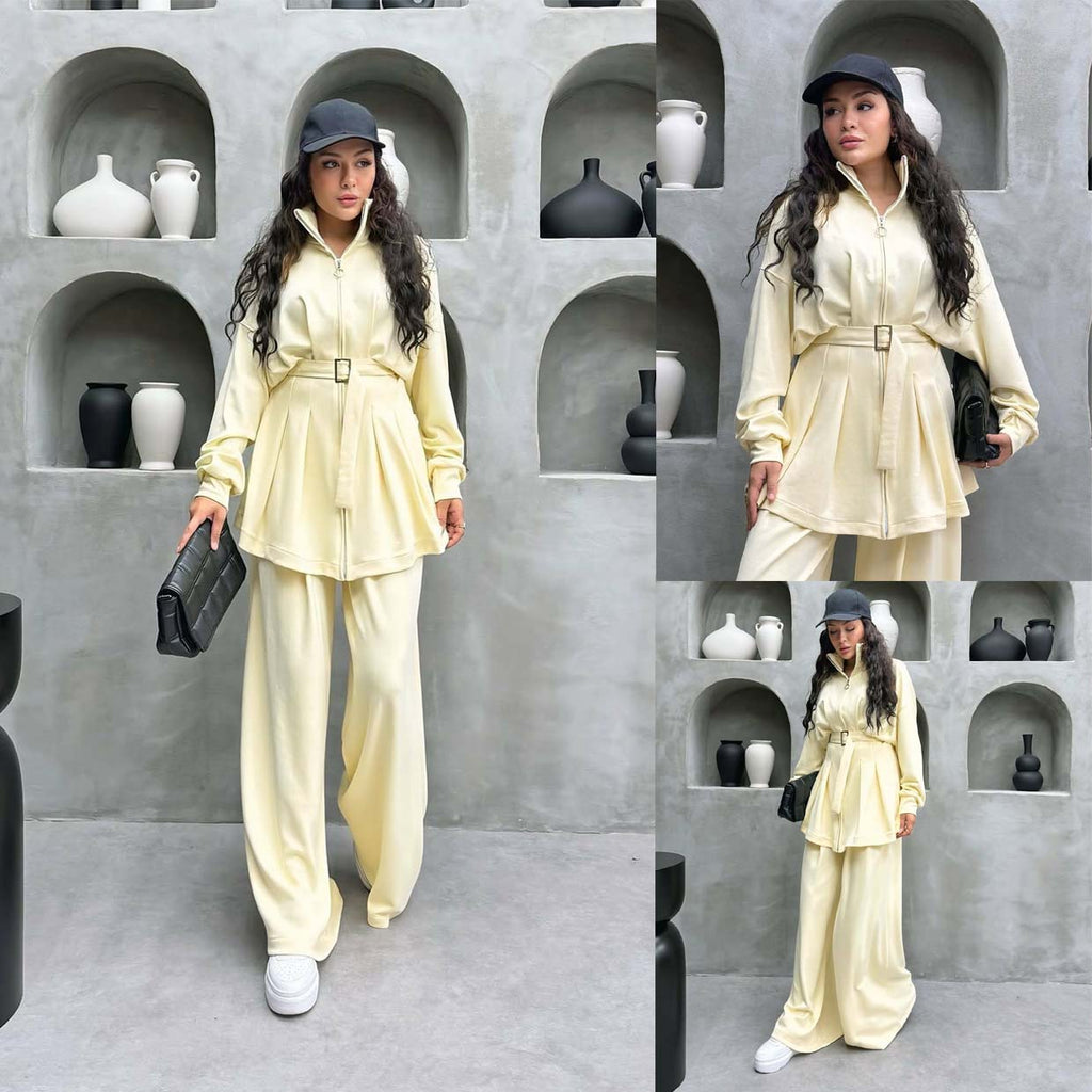 Pintex Belt Style Premium Quality Winter 2-Pcs Tracksuit For Her. WWTS-39