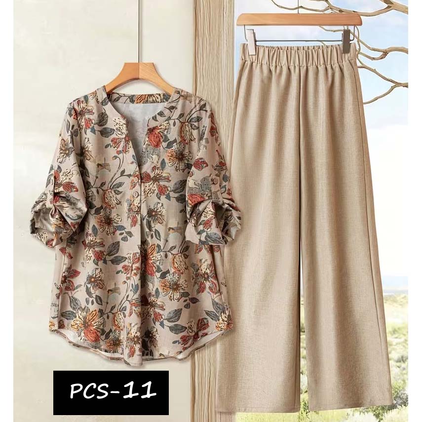 Binara Printed Western Shirt Style 2-Pcs Stiched Co-Ord Set. PCS-11 Main image